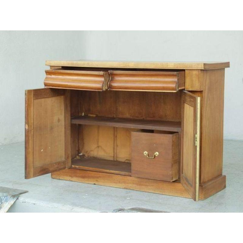 19th Century English Sideboard in Blond Mahogany, 1900 For Sale