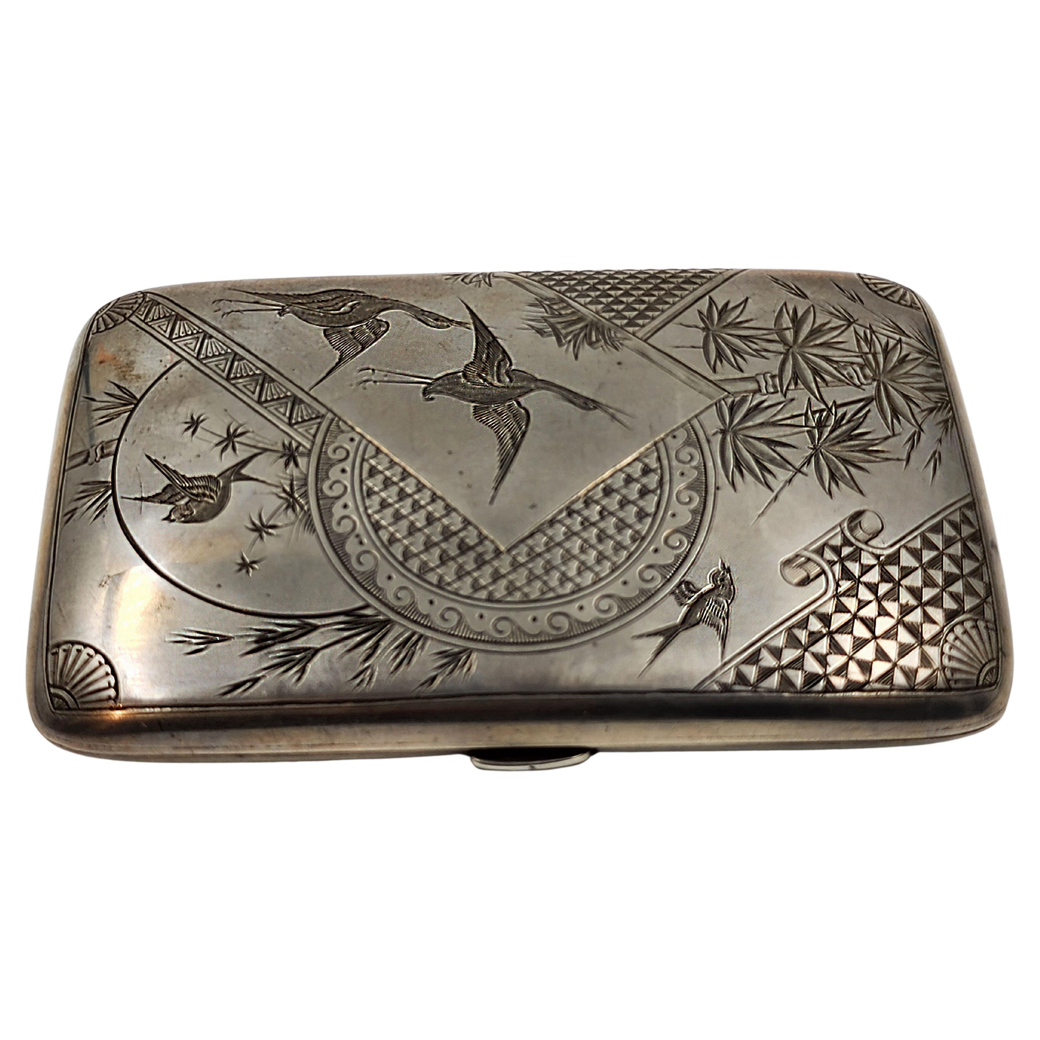 English silver and Nickel snuff box, Birminhan 19th Century For Sale