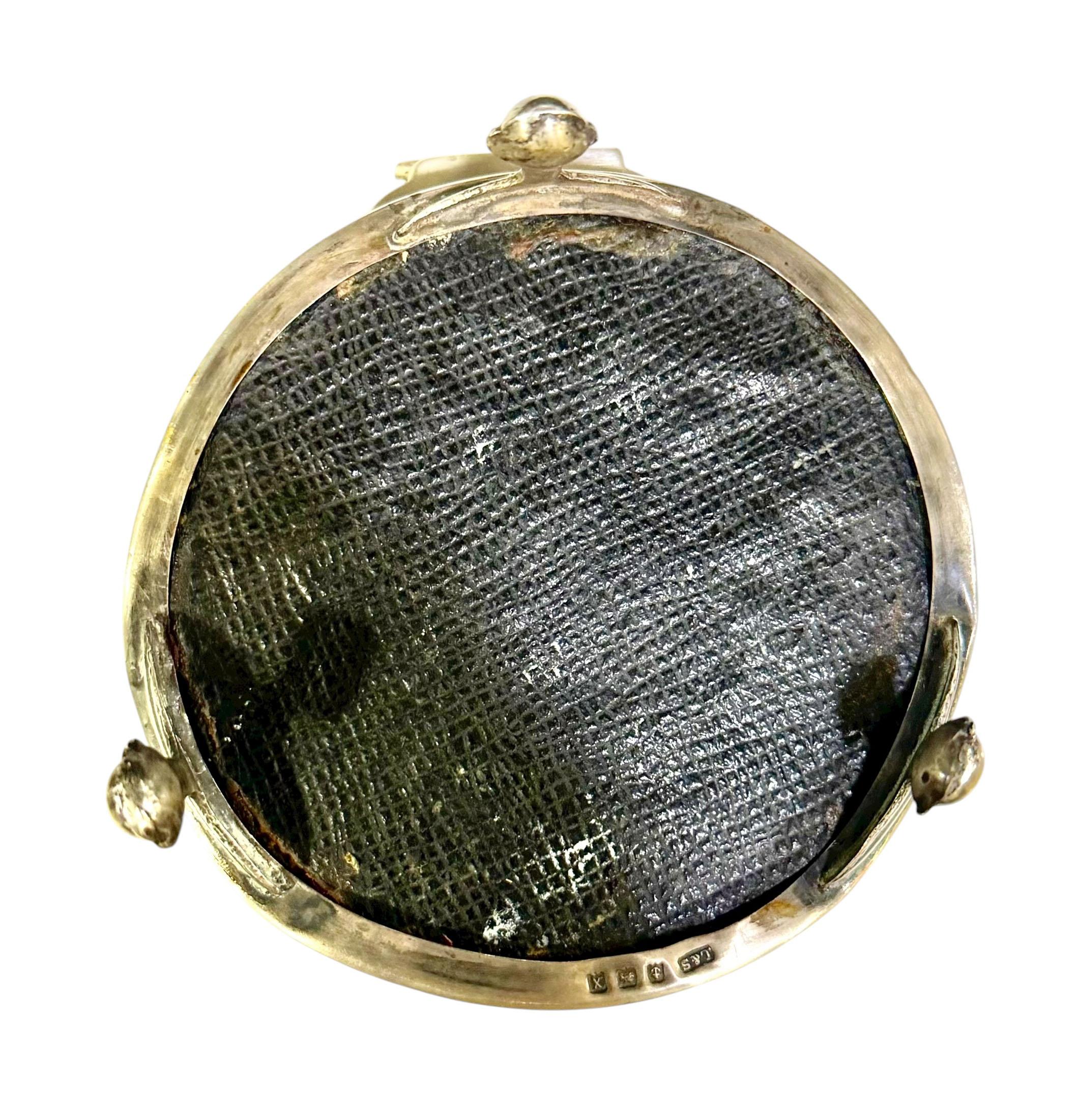 English Silver And Tortoise Shell Box For Sale 5