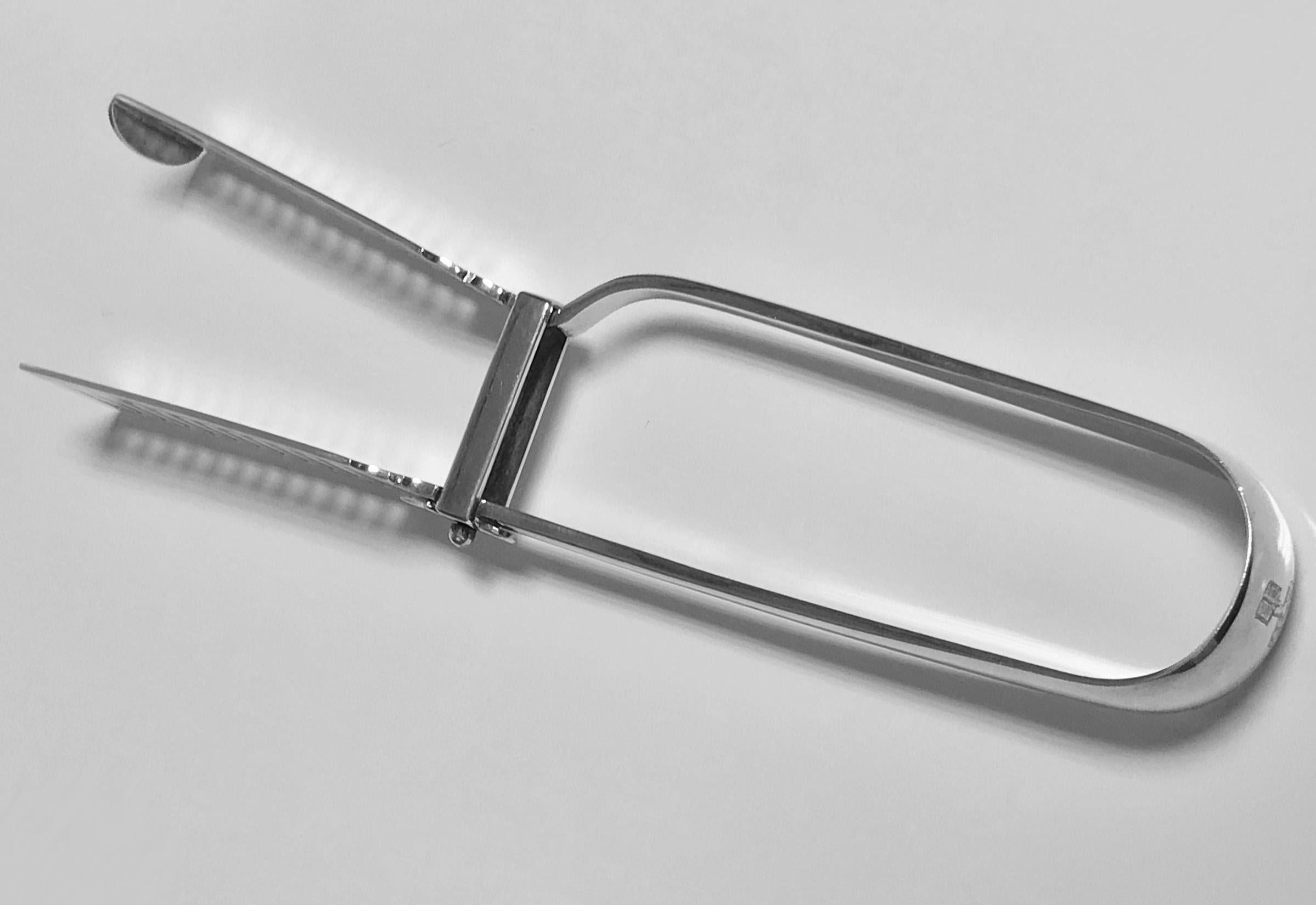 Georgian English Silver Asparagus Tongs Goldsmiths Silversmiths Co. 1928