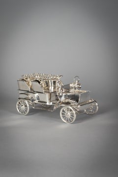 English Silver Car Cigar Holder