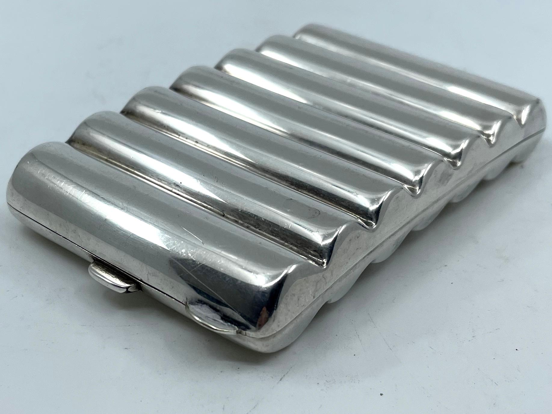 English Silver Cartridge Holder For Sale 2