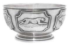 English Silver Endangered Wildlife Center Bowl