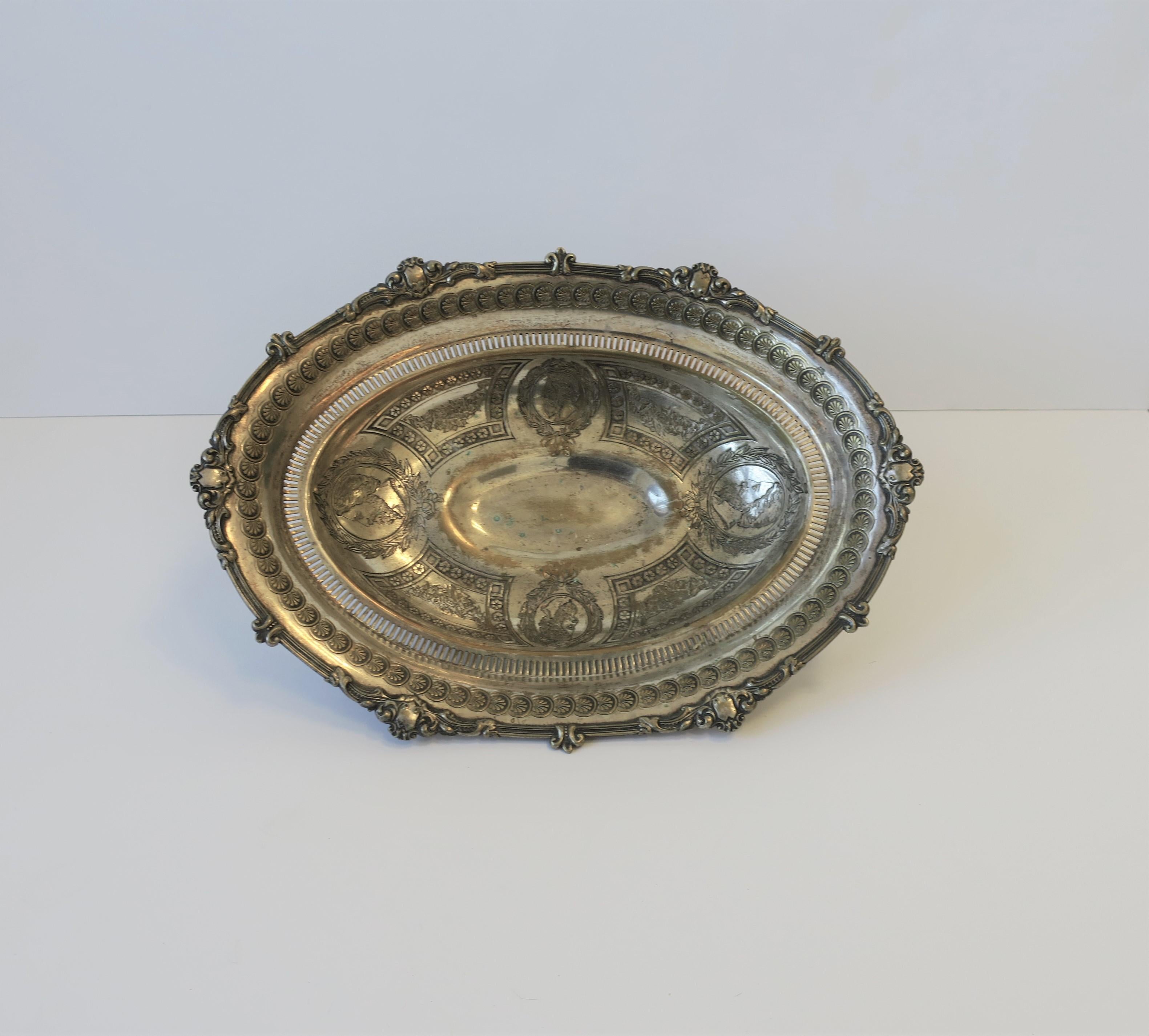 20th Century English Silver Footed Compote Bowl