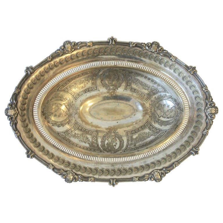 English Silver Footed Compote Bowl For Sale at 1stDibs