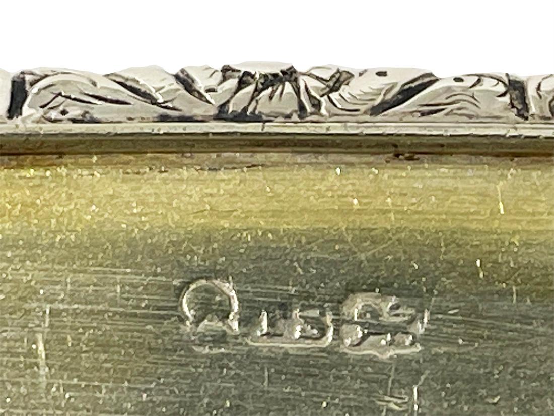 English silver horse racing snuff box, Birmingham 1829 For Sale 3