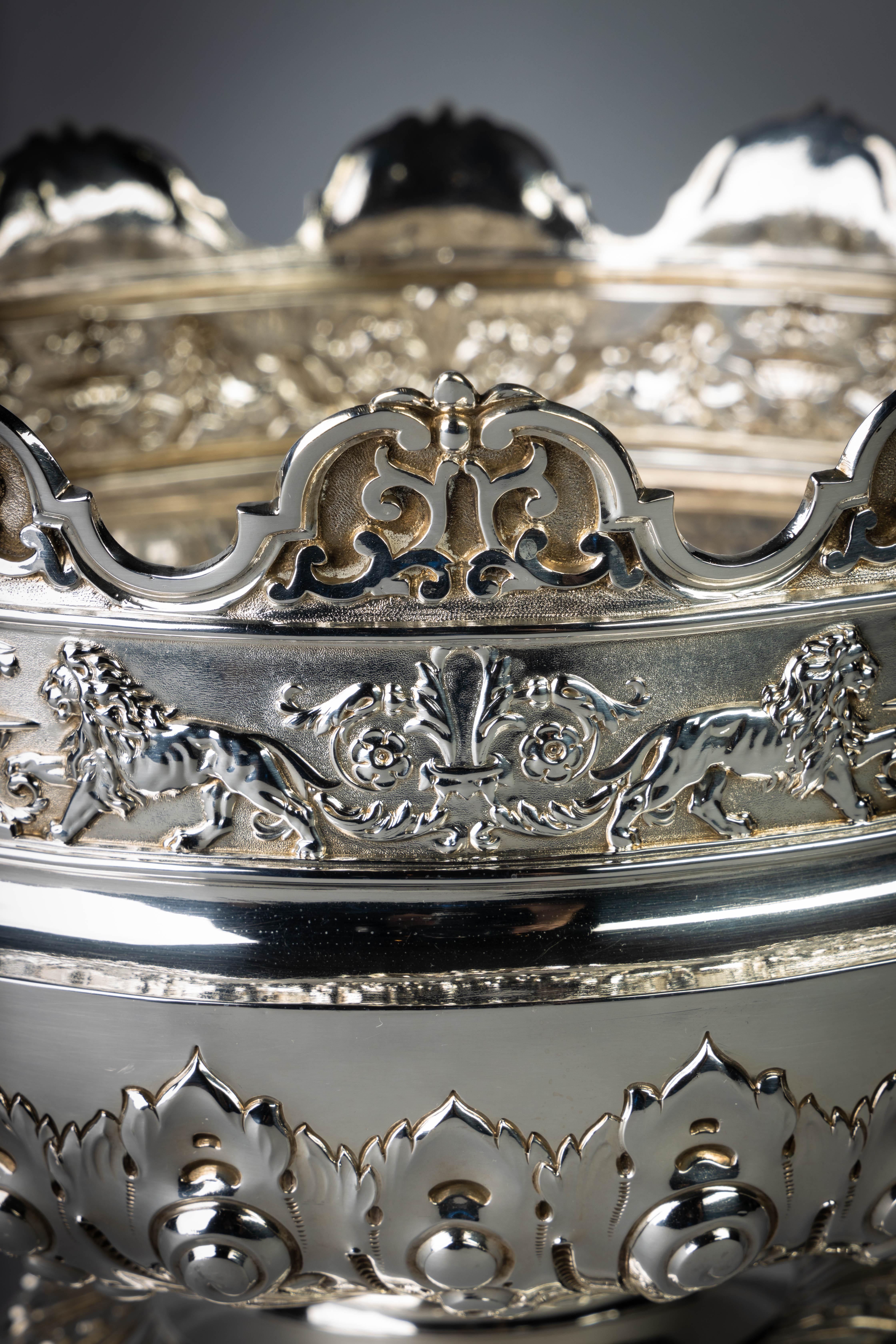 Englisch Silber Monteith im Zustand „Gut“ im Angebot in New York, NY