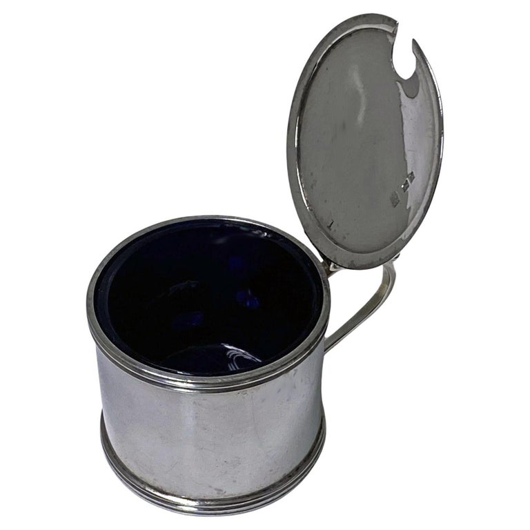 English Silver Mustard Pot London 1924 Pairpoint Bros For Sale at 1stDibs