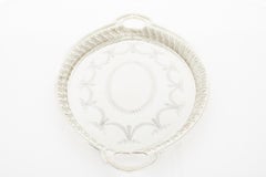 Vassoio da bar e da tavola inglese in silver plate