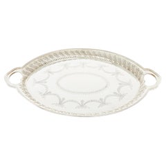 English Silver Plate Barware / Tableware Tray
