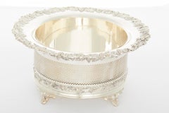 English Silver Plate Barware / Tableware Wine Cooler