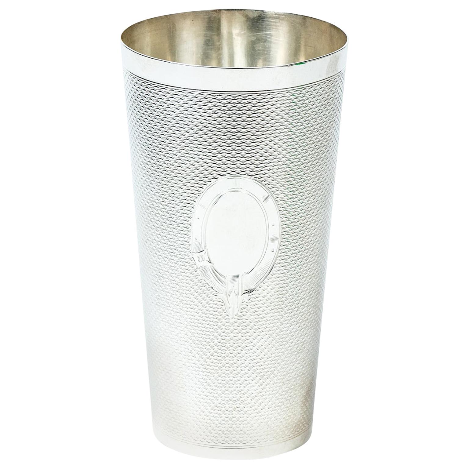 English Silver Plate Beaker