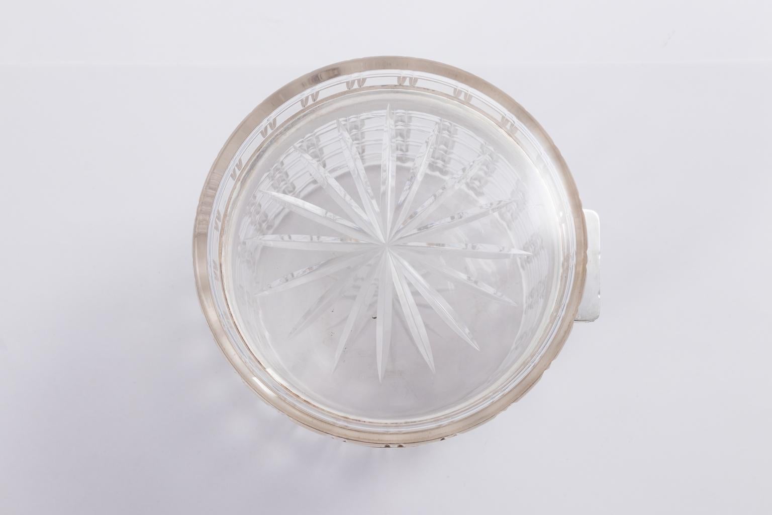 English Silver Plate Biscuit Jar, circa 1930s For Sale 6