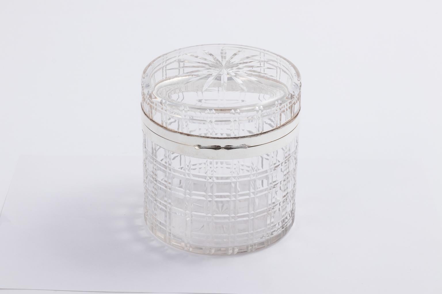 English Silver Plate Biscuit Jar, circa 1930s For Sale 7
