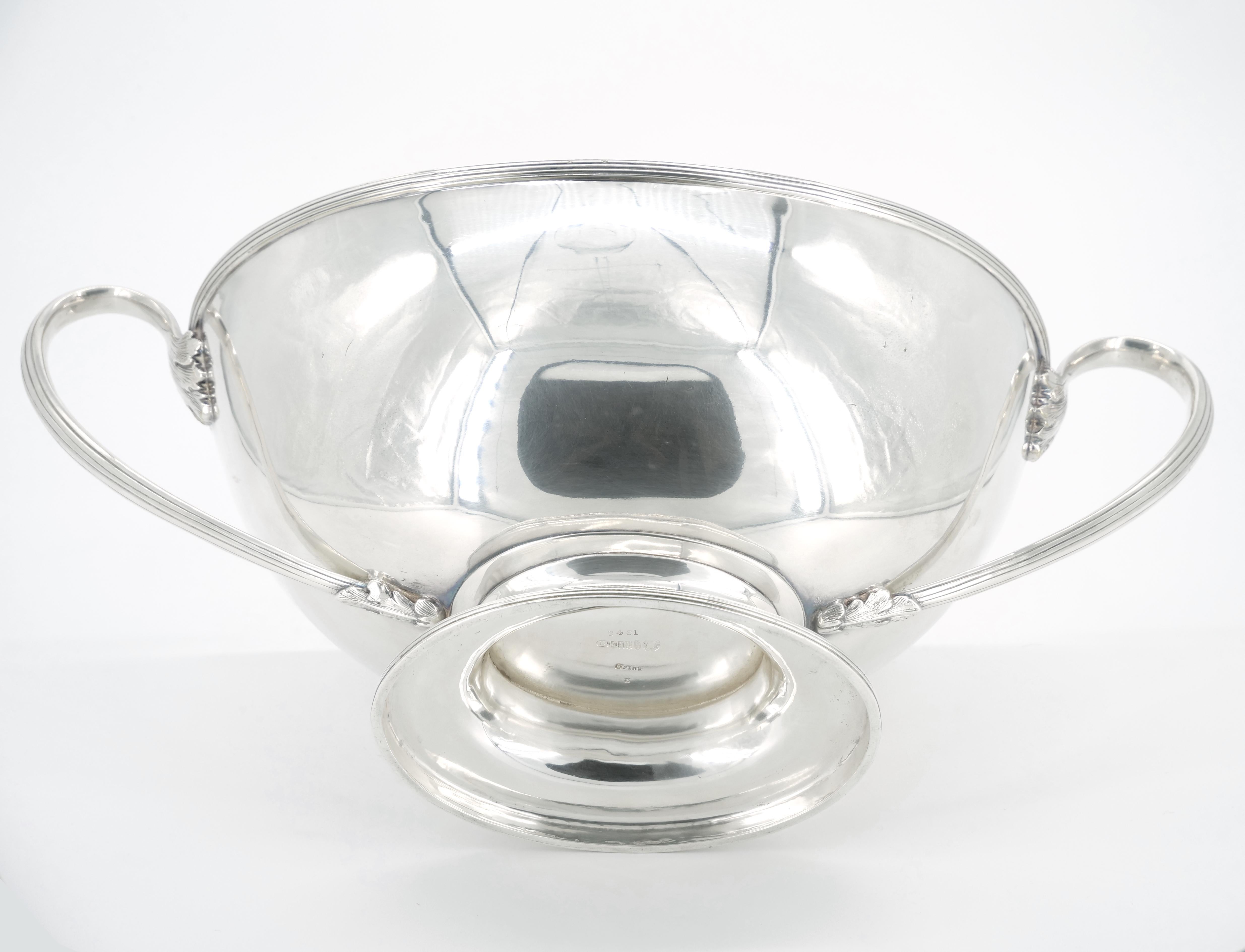 English Silver Plate Boat Shape Covered Tureen For Sale 9