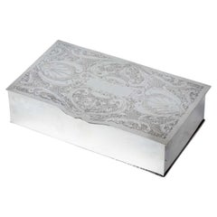 English Silver Plate Box