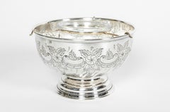 English Silver Plate Caviar Dish Service