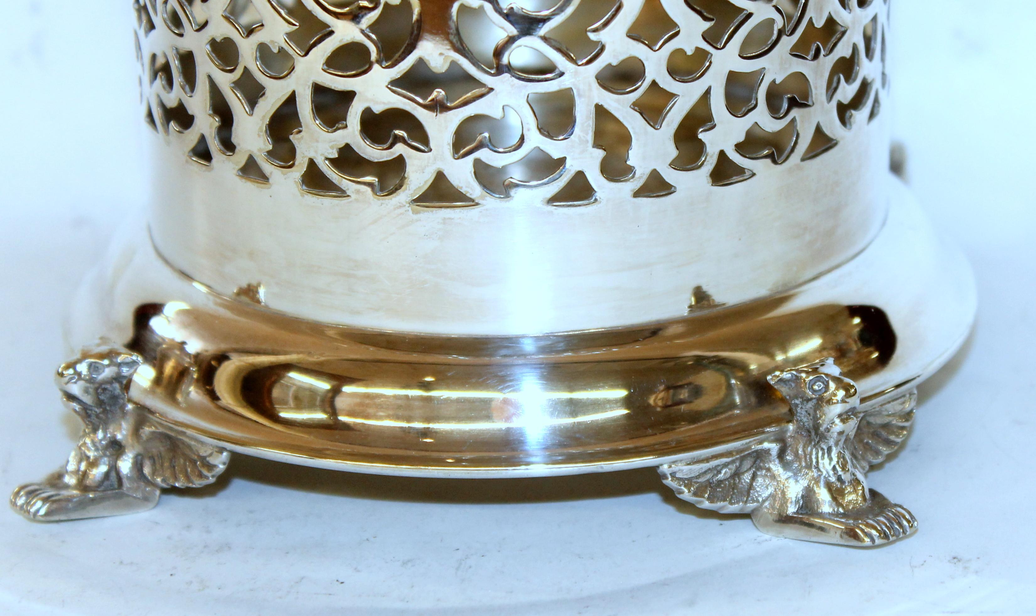 Hand-Crafted English Silver Plate 