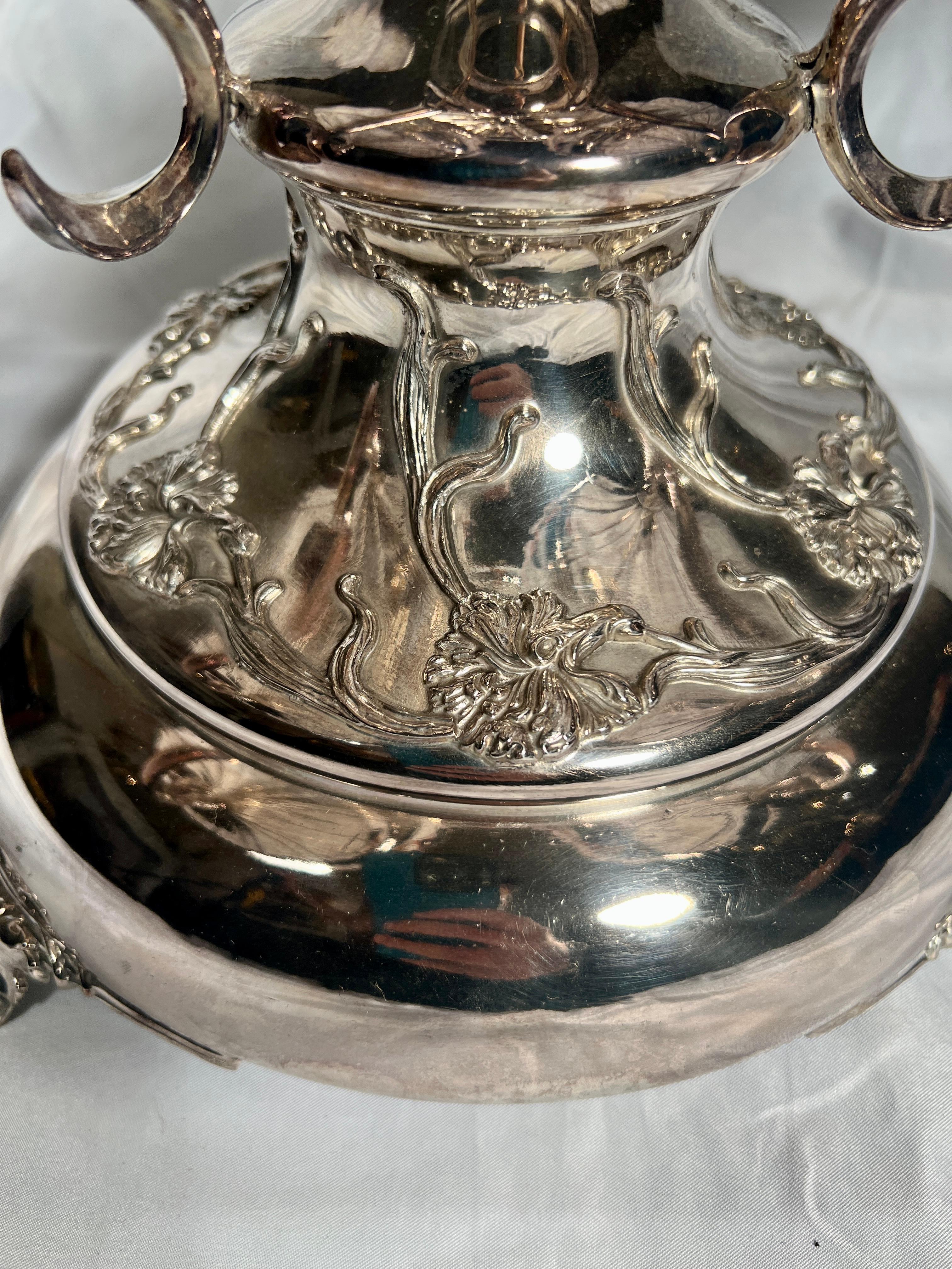 English Silver Plate Epergne circa 1950s For Sale 3