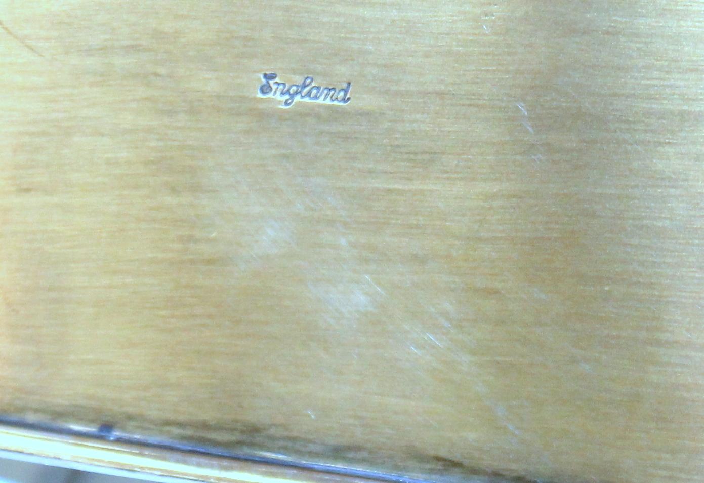 English Silver Plate Pierced Border Rectangular Gallery Tray, Ellis Silver Co. 12