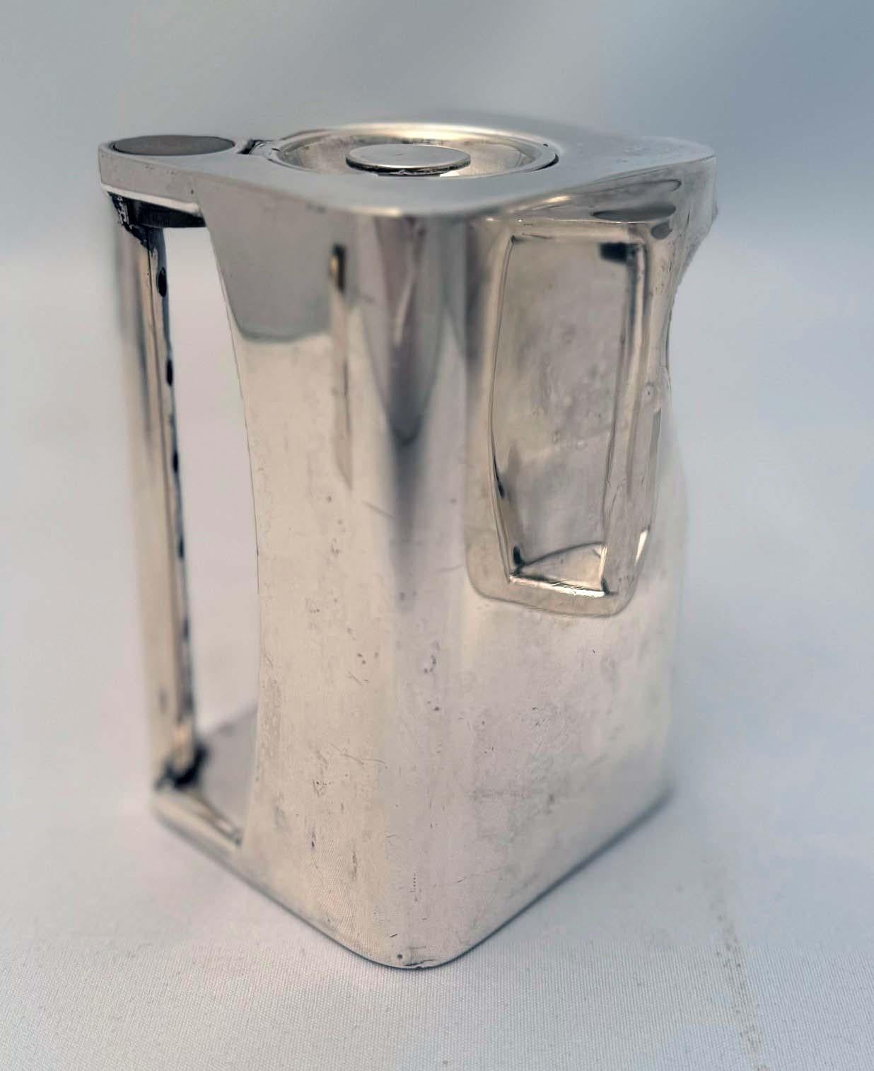 English Silver Plate “The Cube Tea Set” by Robert Johnson 7