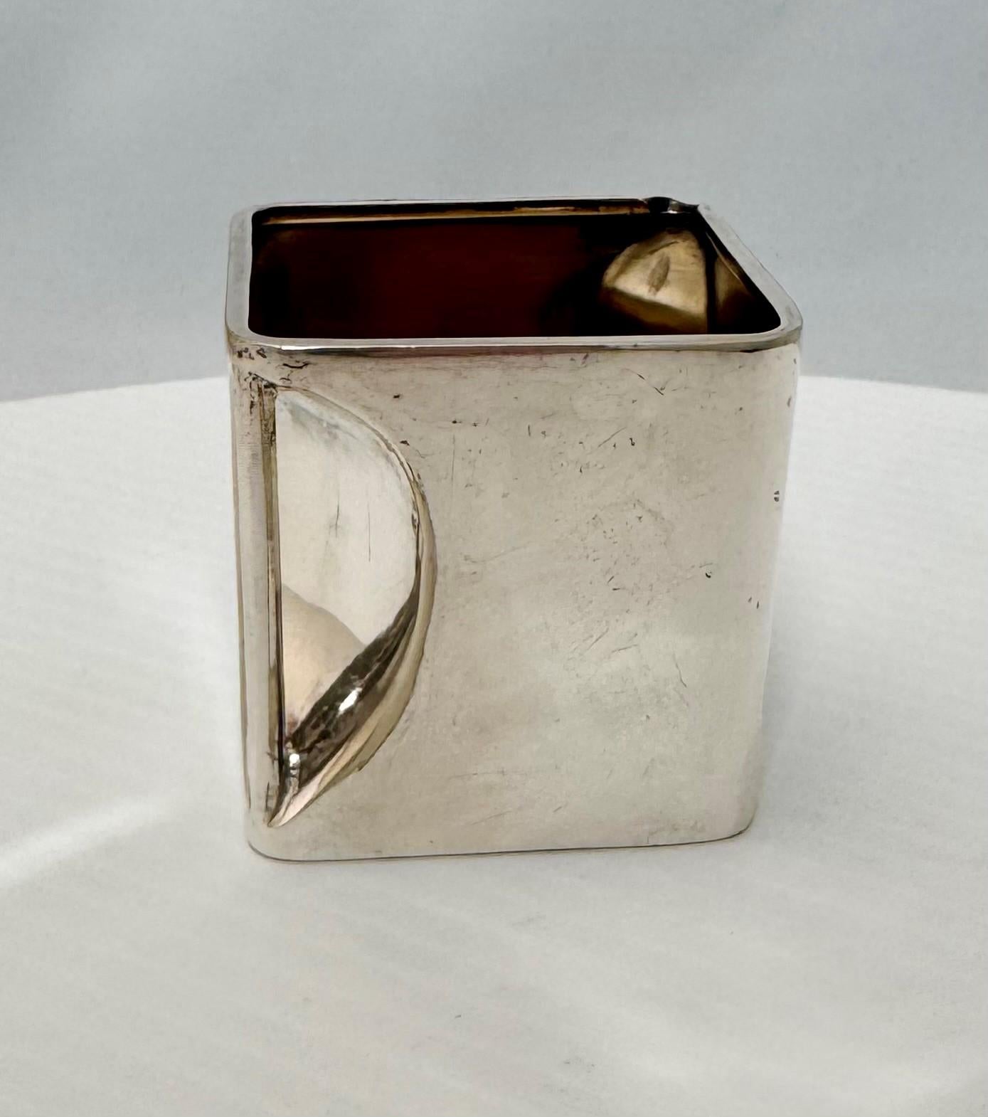 English Silver Plate “The Cube Tea Set” by Robert Johnson 15