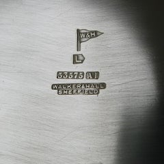 English Silver Plated Asparagus Serving Set by Walker and Hall