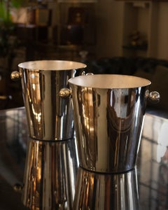 English Silver Plated Champagner Set by Mappin and Webb London