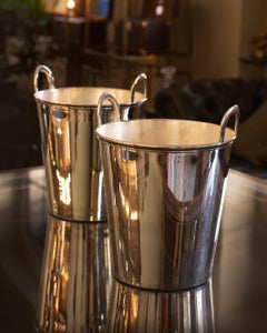 English Silver Plated Champagner Set by Mappin and Webb London