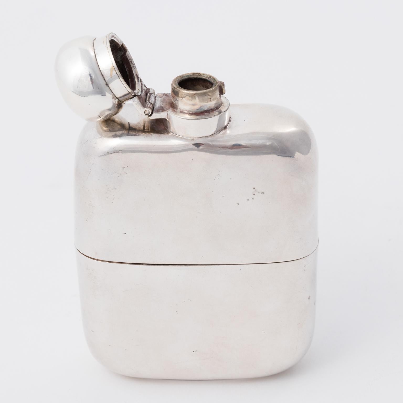 English Silver Plated Flask 5