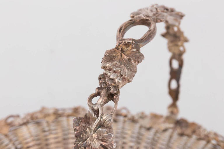 English Silver Plated Fruit Basket For Sale at 1stDibs silver fruit