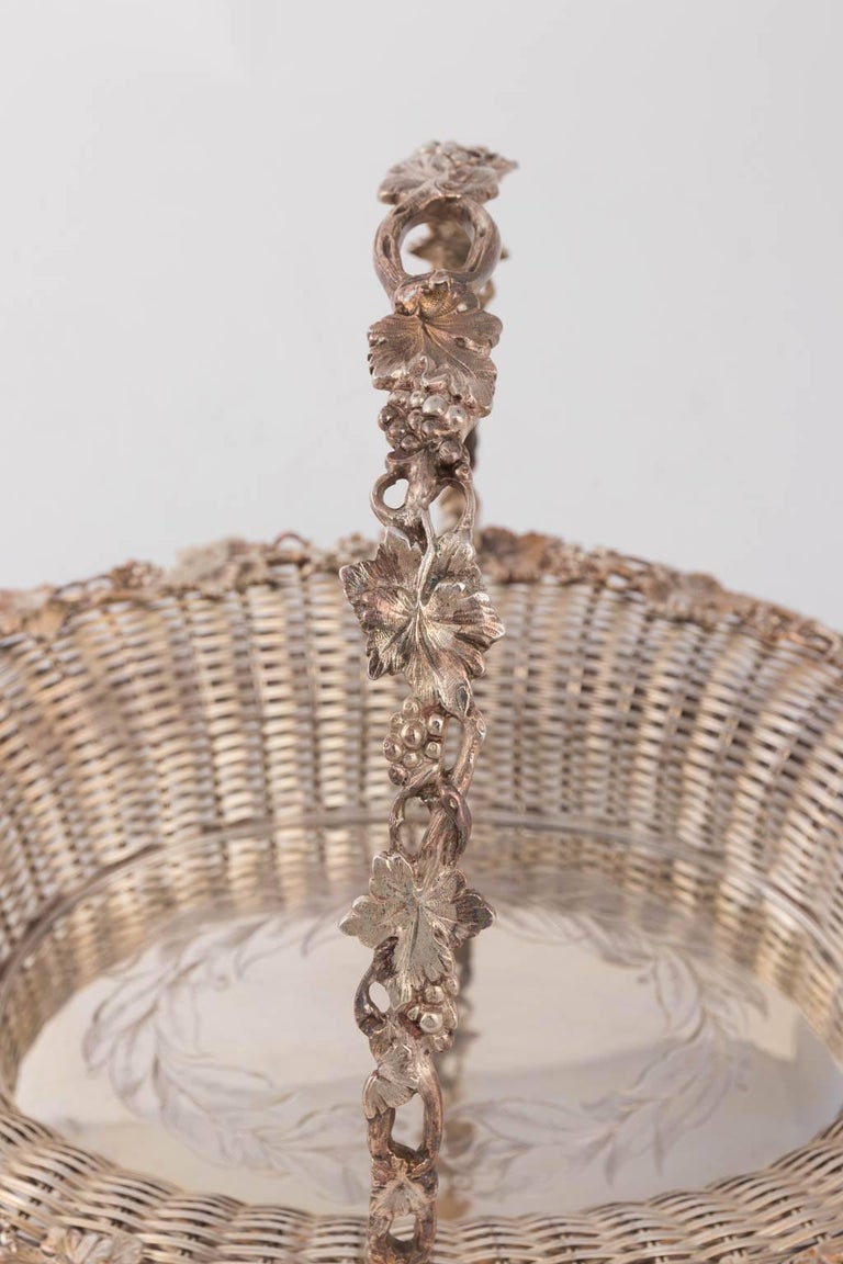 English Silver Plated Fruit Basket For Sale at 1stDibs silver fruit