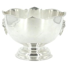 Vintage English Silver Plated Ice Bucket / Wine Cooler