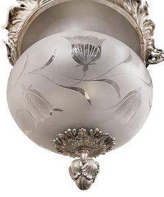 English Silver Plated Lantern