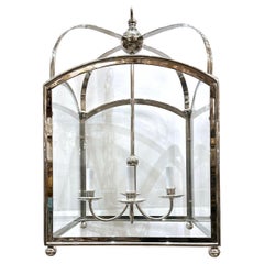 English Silver Plated Lantern