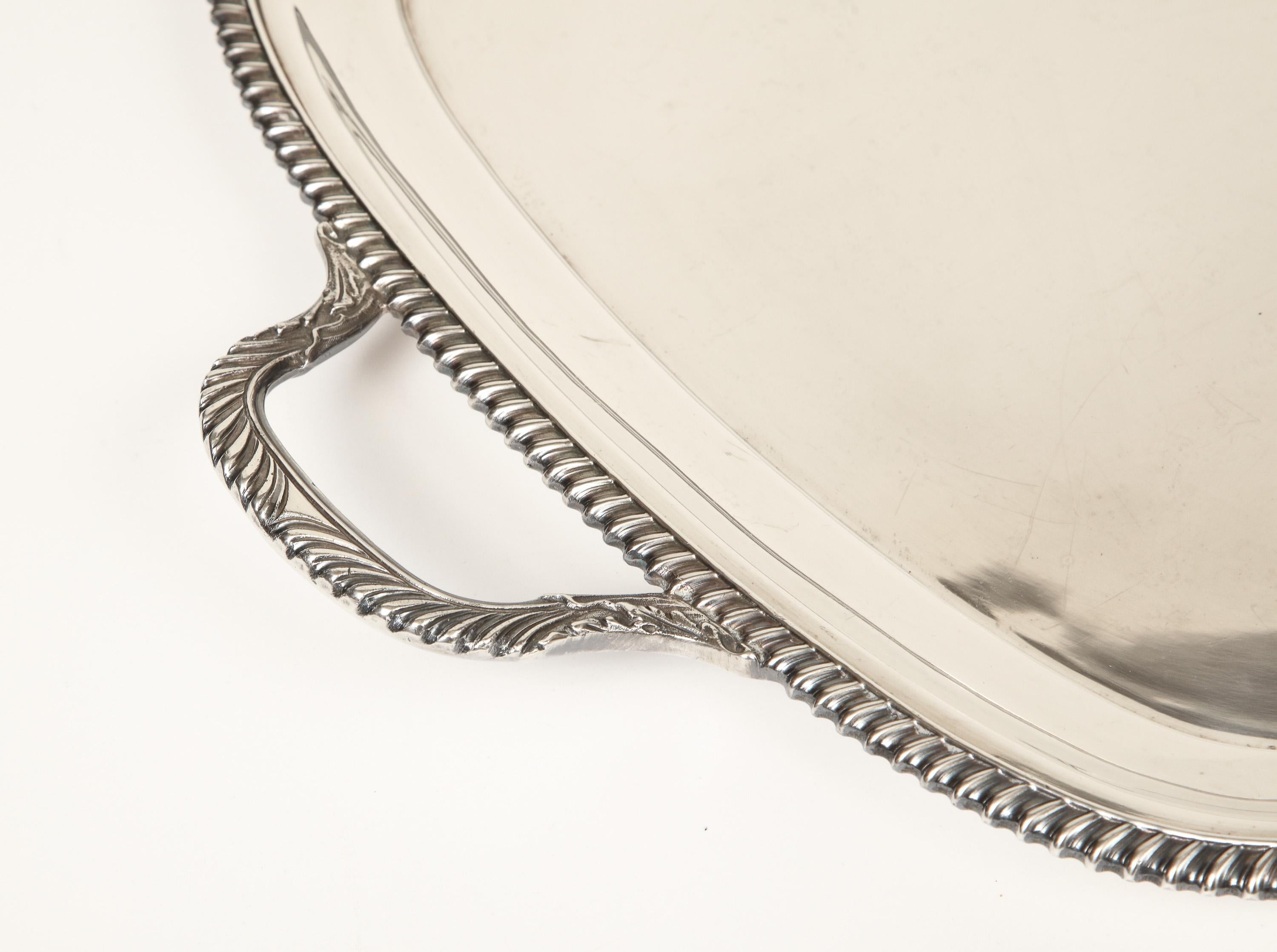 20th Century English, Silver Plated Tray