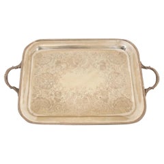 Vintage English Silver Plated Tray