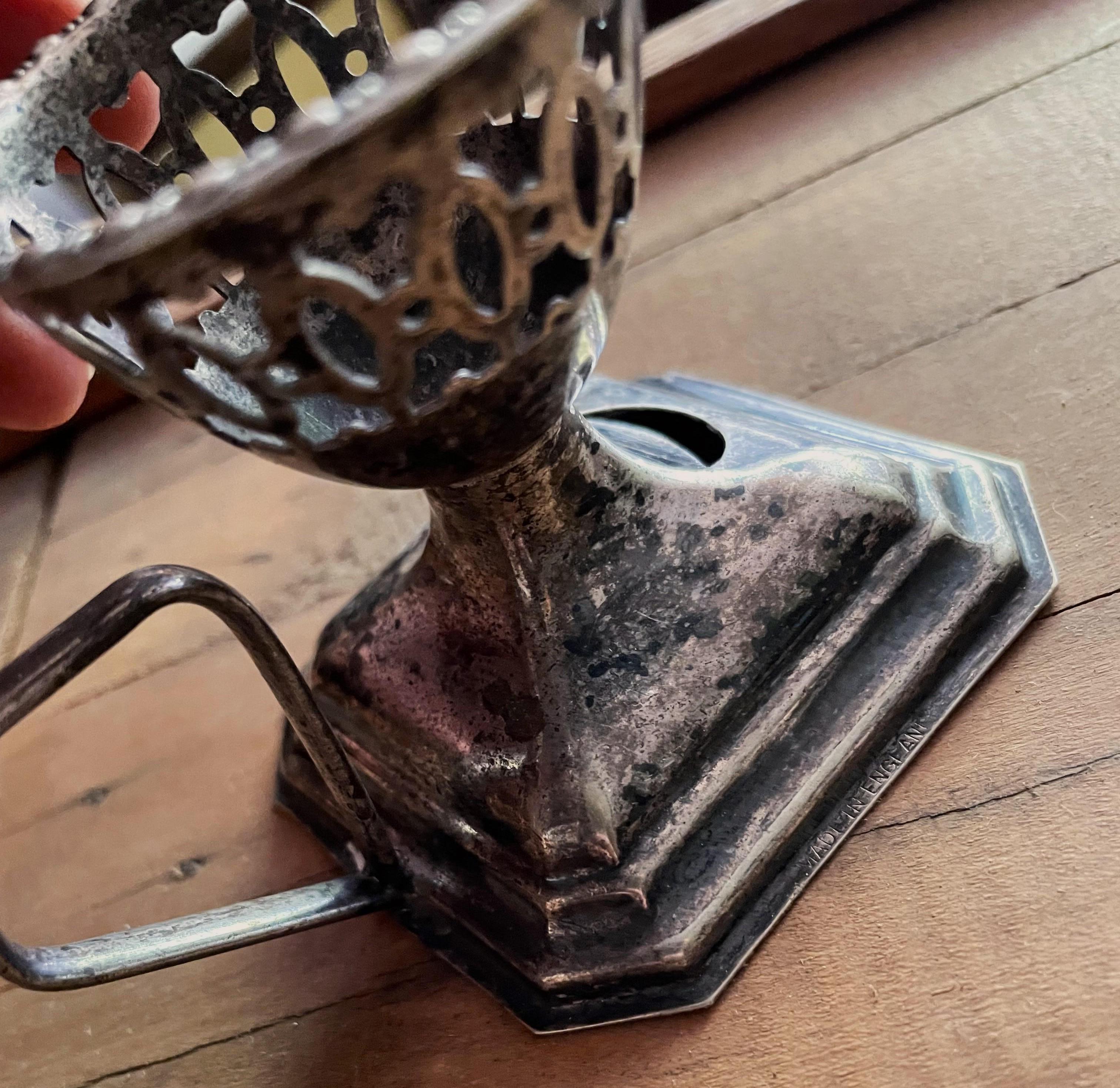 Server/portatutto/tazza per uova sode dure/morbide in silverplate inglese EPNS in vendita 4