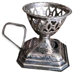 English Silverplate EPNS Hard/Soft Boiled Egg Handled Server/Holder/Cup