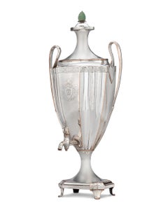 English Silverplate Tea Urn