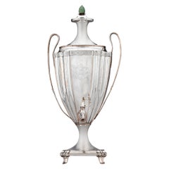 English Silverplate Tea Urn