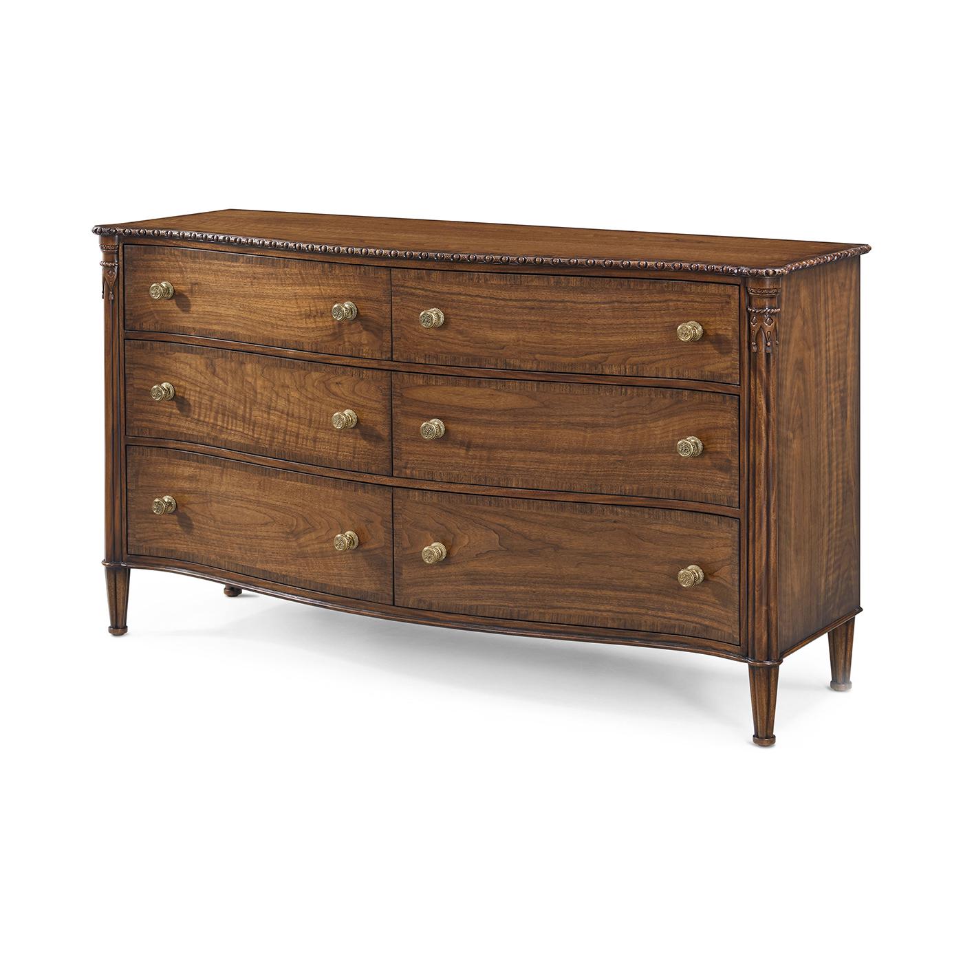 English Six Drawer Dresser