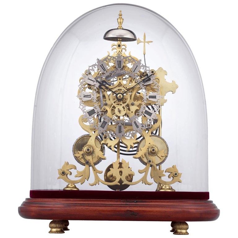 English Skeleton Clock By J Smith And Sons Of Clerkenwell For