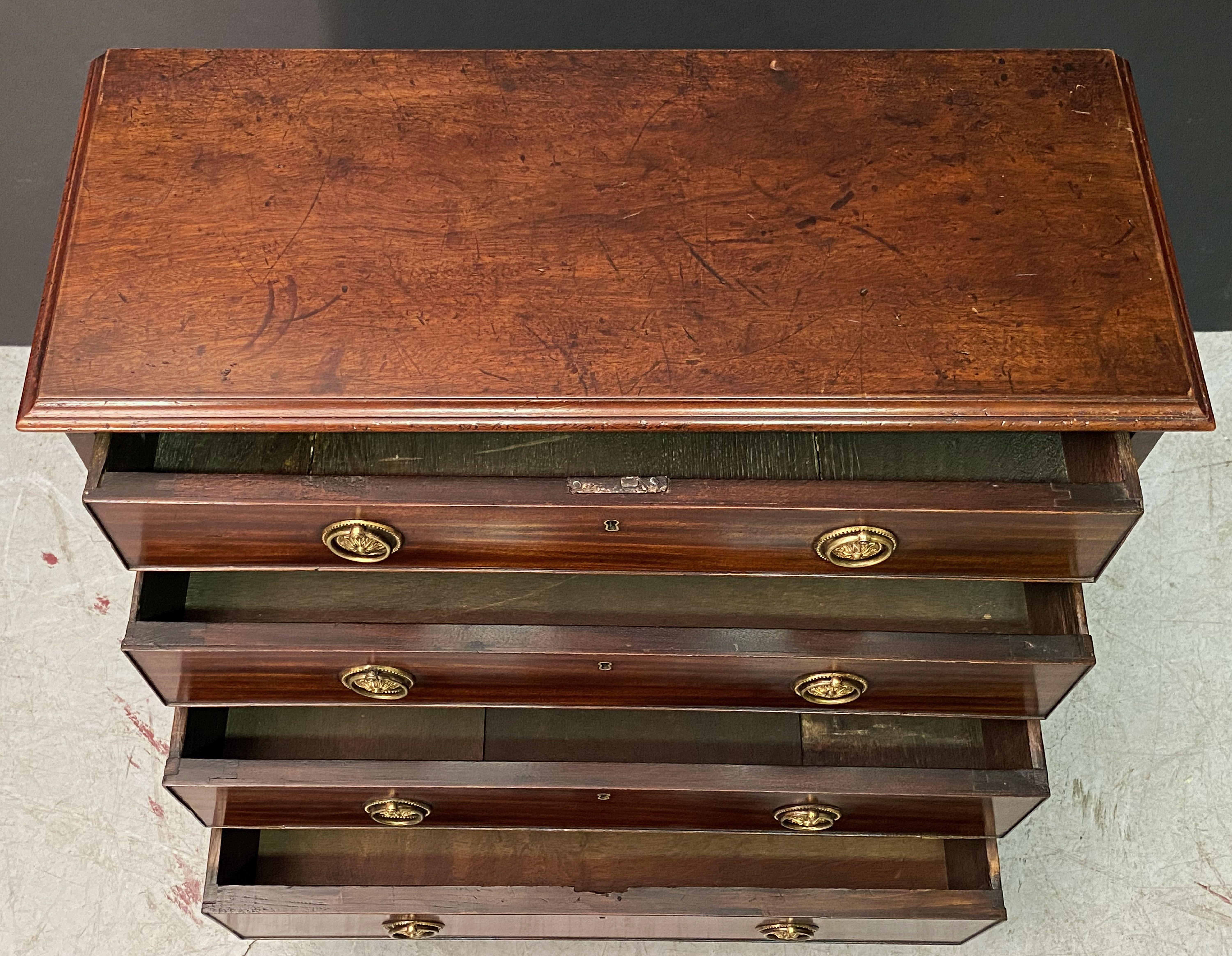 English Small Chest of Drawers of Mahogany 1