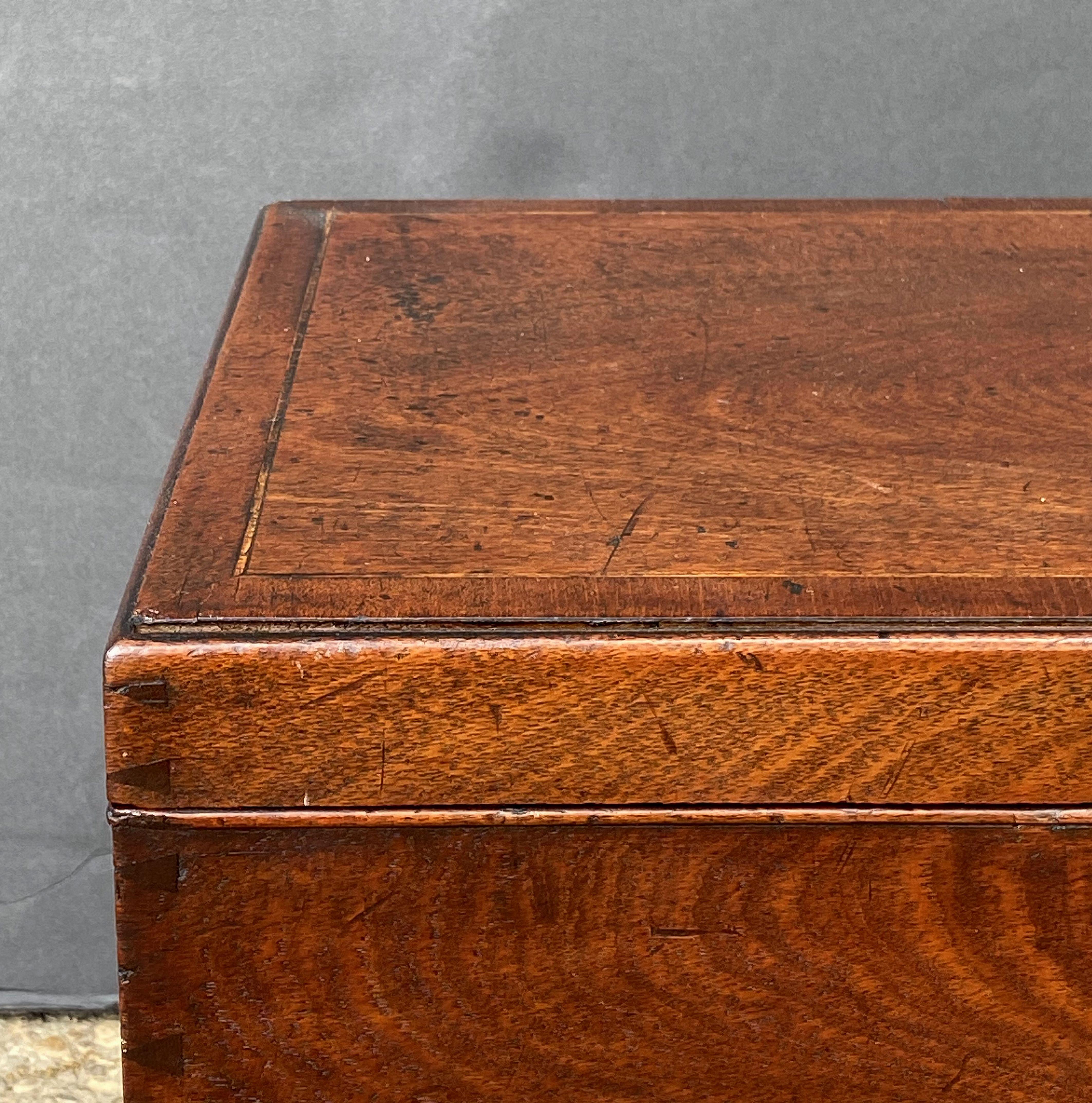 English Small Chest or Box of Mahogany from the George III Era 6