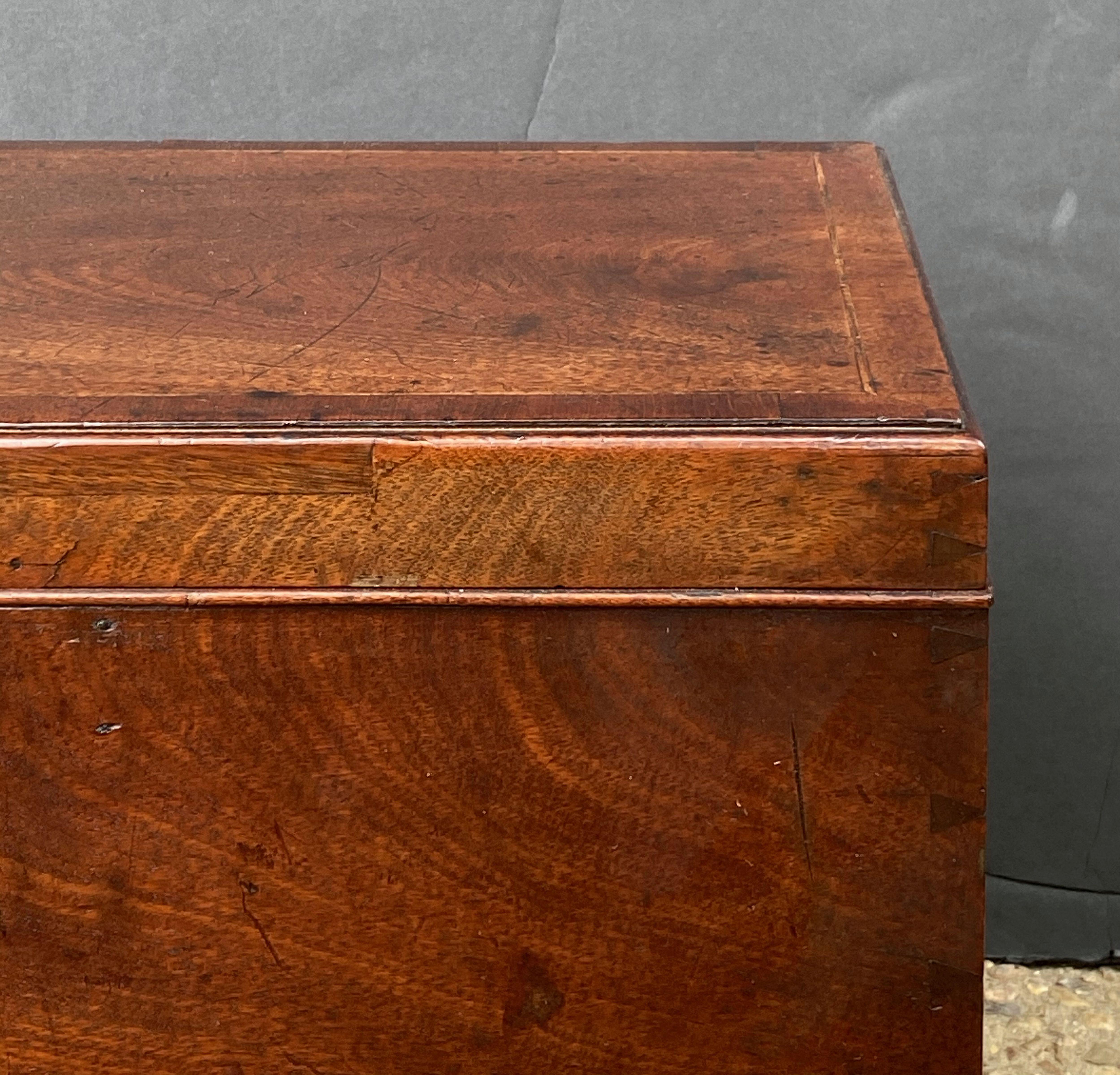 English Small Chest or Box of Mahogany from the George III Era 8