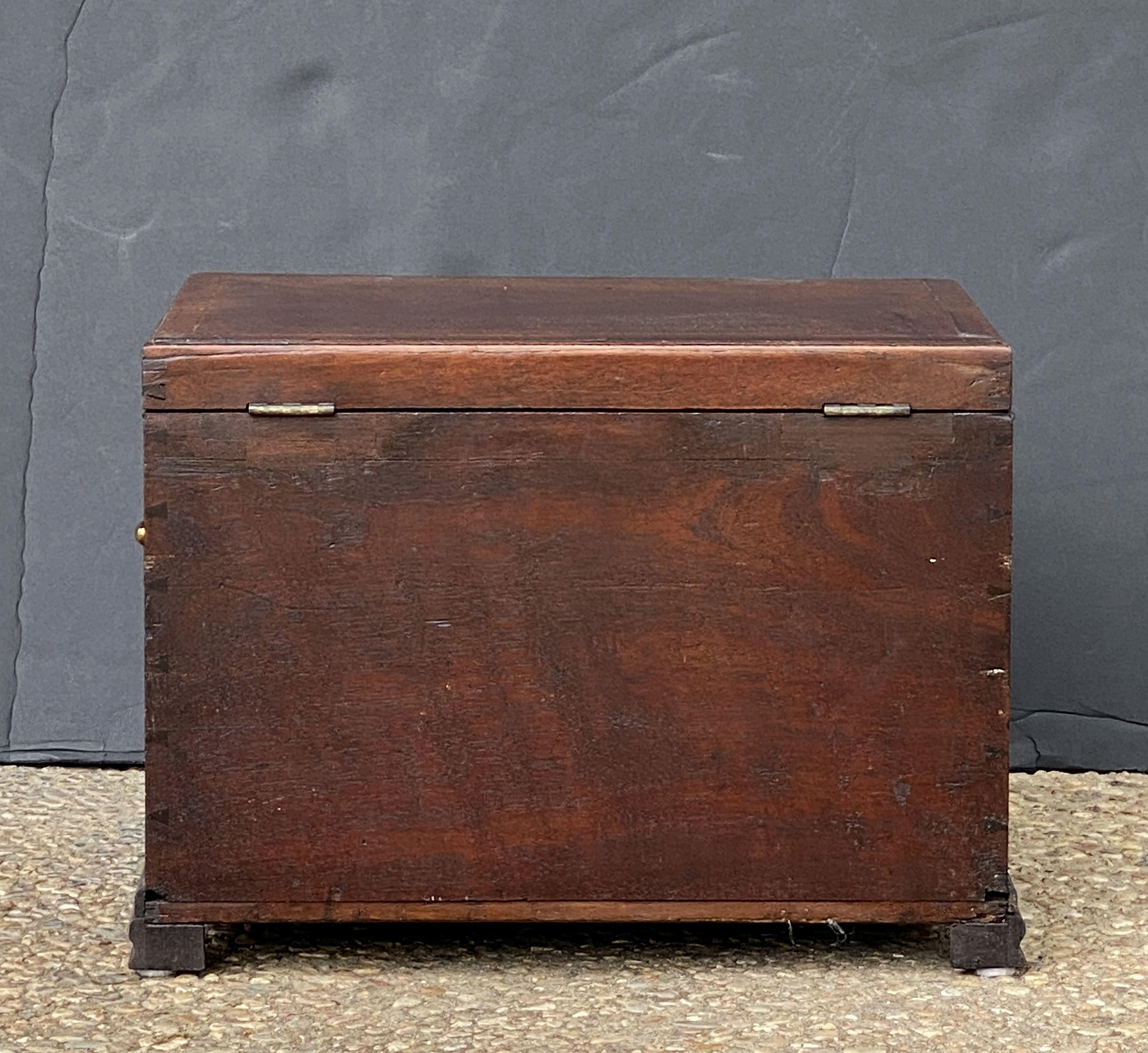 English Small Chest or Box of Mahogany from the George III Era 15