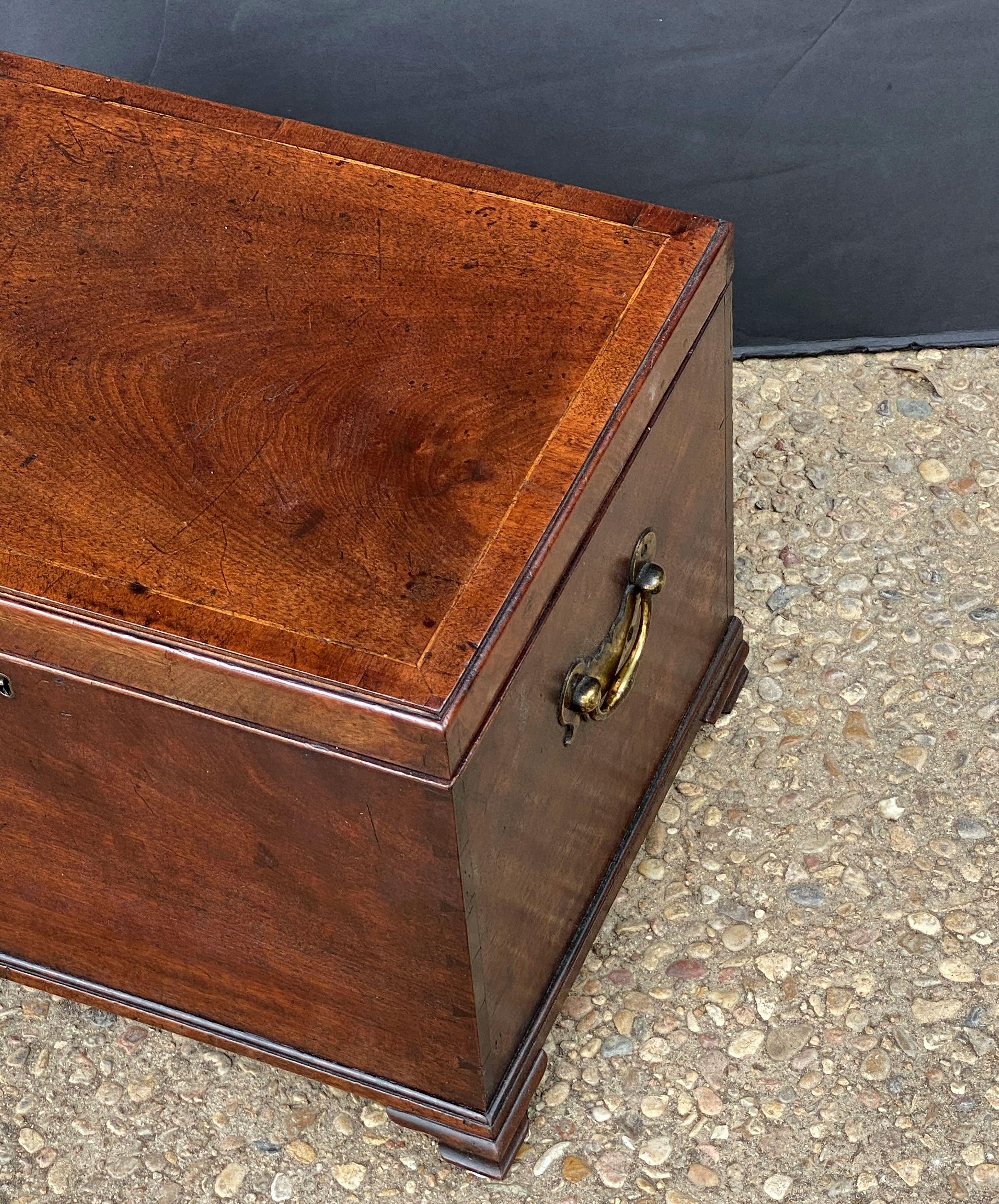 English Small Chest or Box of Mahogany from the George III Era 1