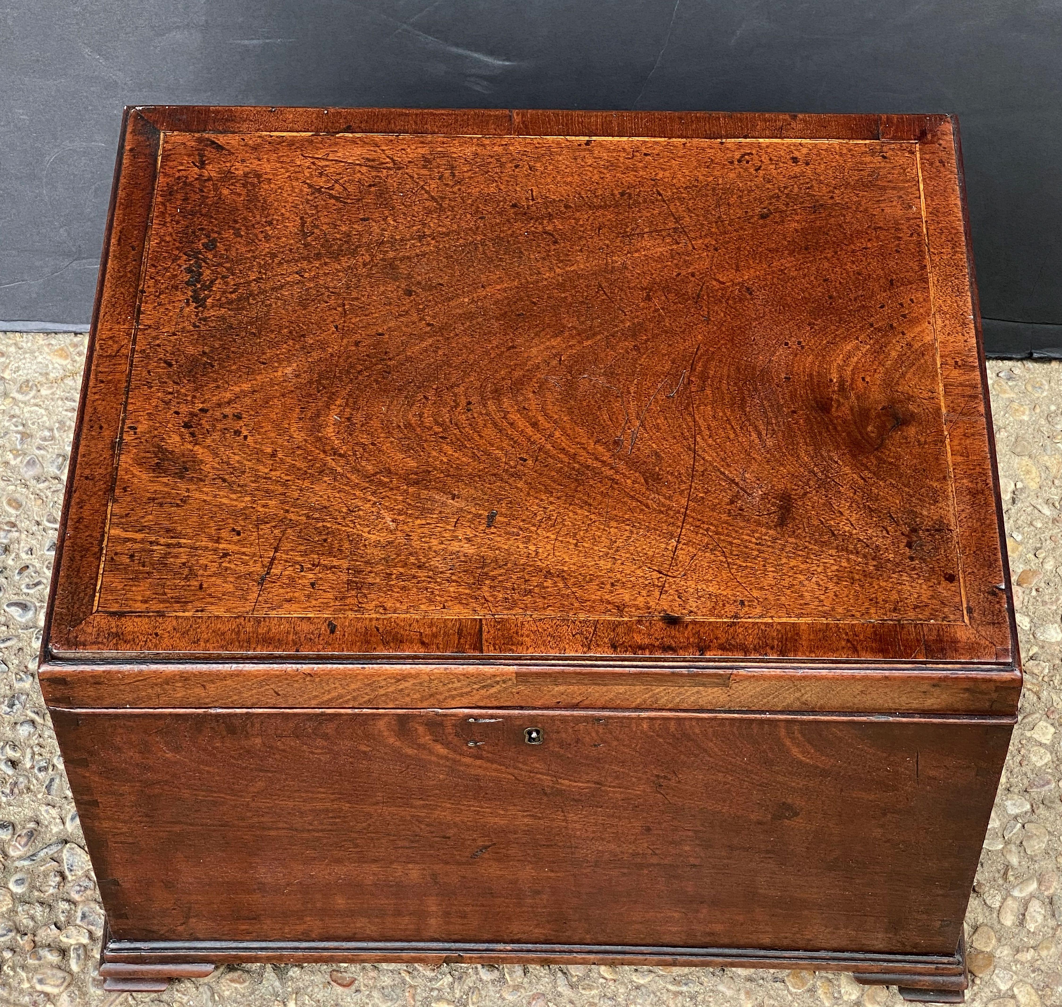 English Small Chest or Box of Mahogany from the George III Era 2