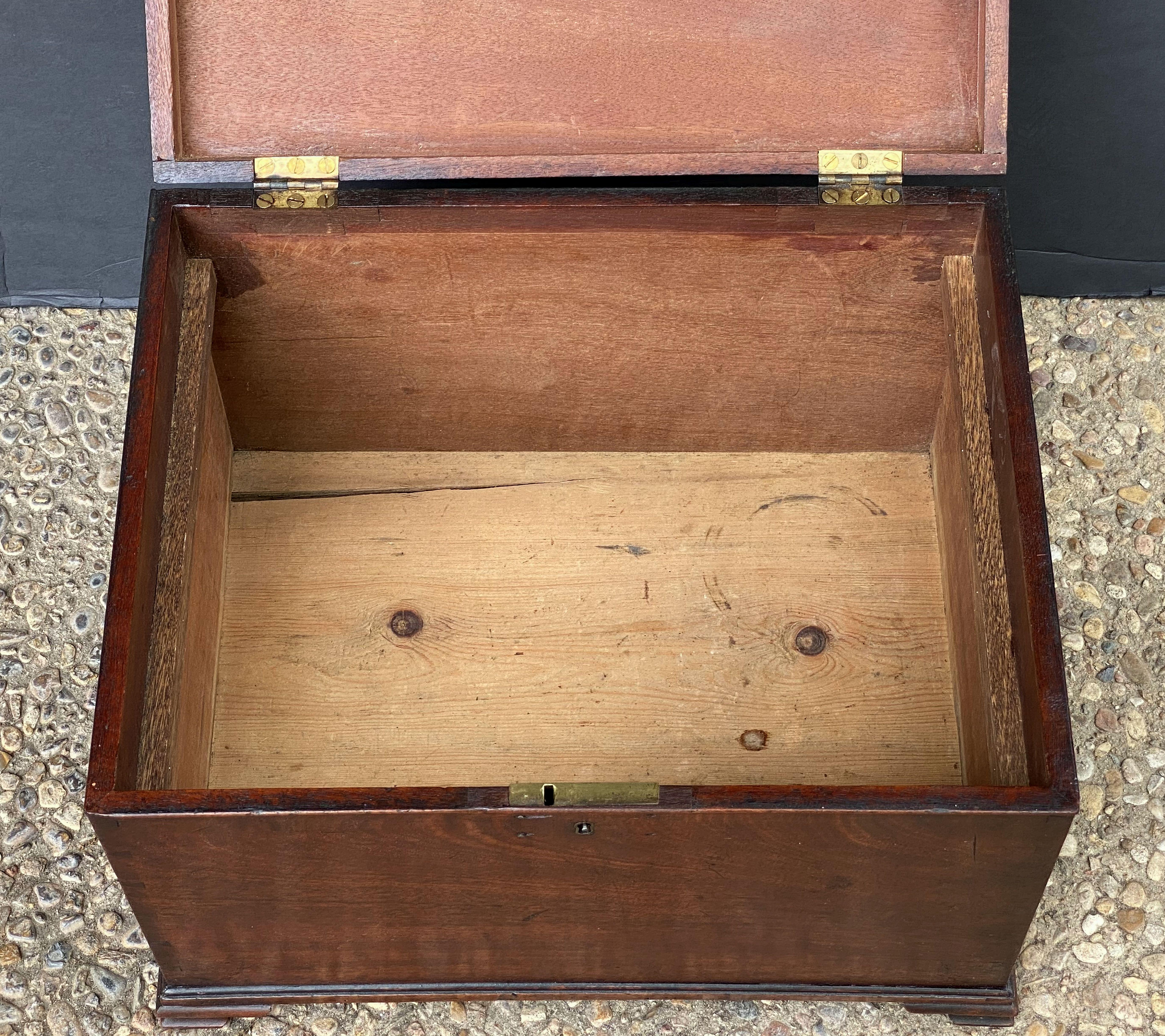 English Small Chest or Box of Mahogany from the George III Era 3
